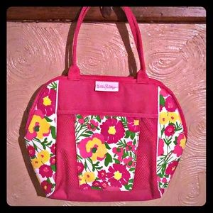 Lilly Pulitzer beach, tote, craft carry all bag